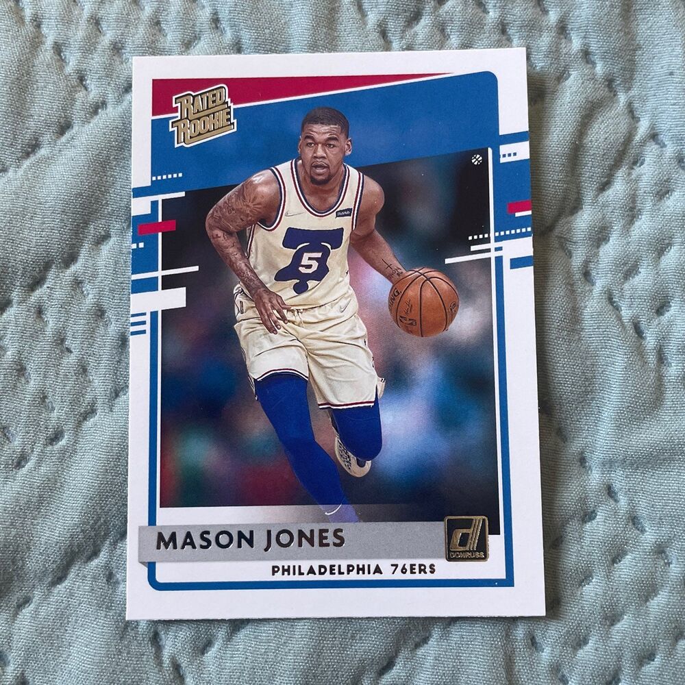 2021 Panini Chronicles MASON JONES Donruss Rated Rookie RC #199 76ers